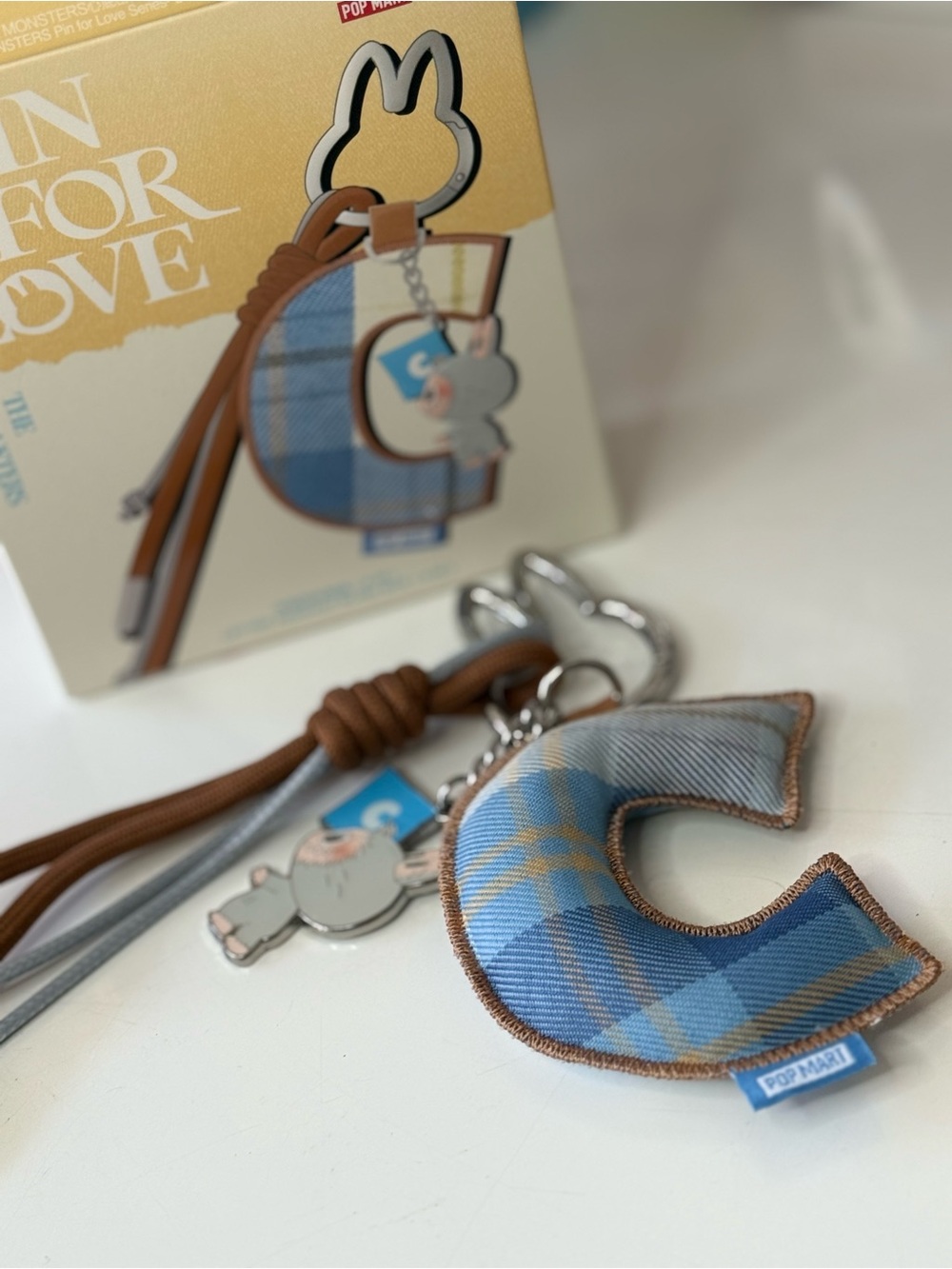 The Monster Pin for Love Keychain Letter C. New and confirmed! - Picture 5 of 9